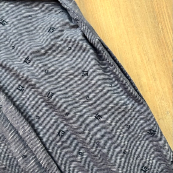 Toad&Co Navy Blue Midi Dress in size Medium fun dot pattern with tie waist - Picture 7 of 7